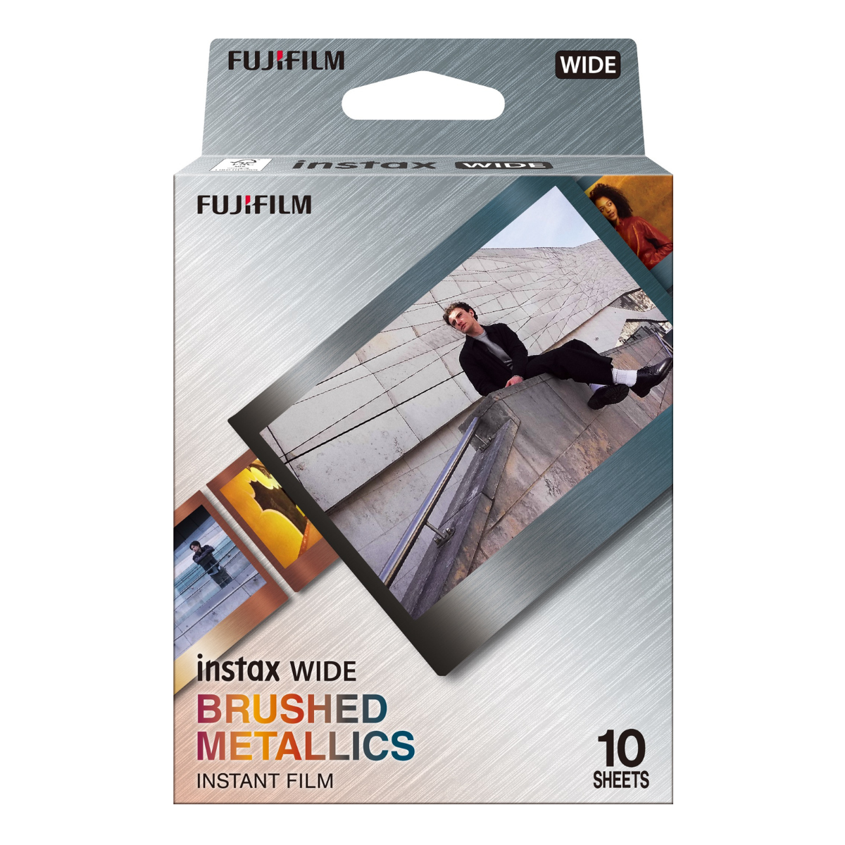 Instax WIDE Film – Brushed Metallic